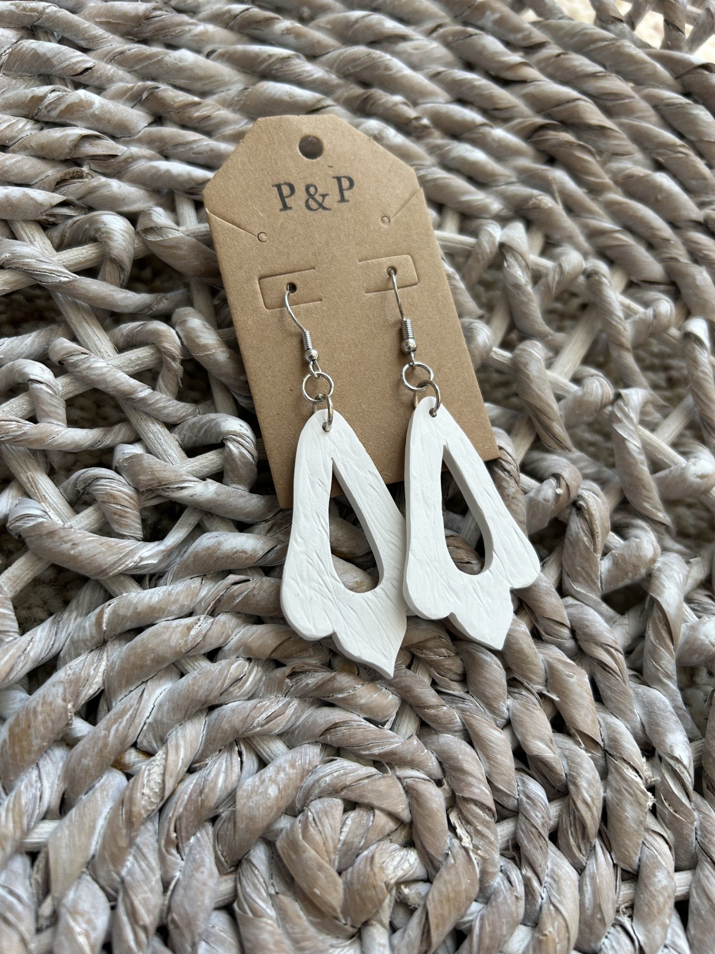 Drizzle - Hand-Cut Clay Earring
