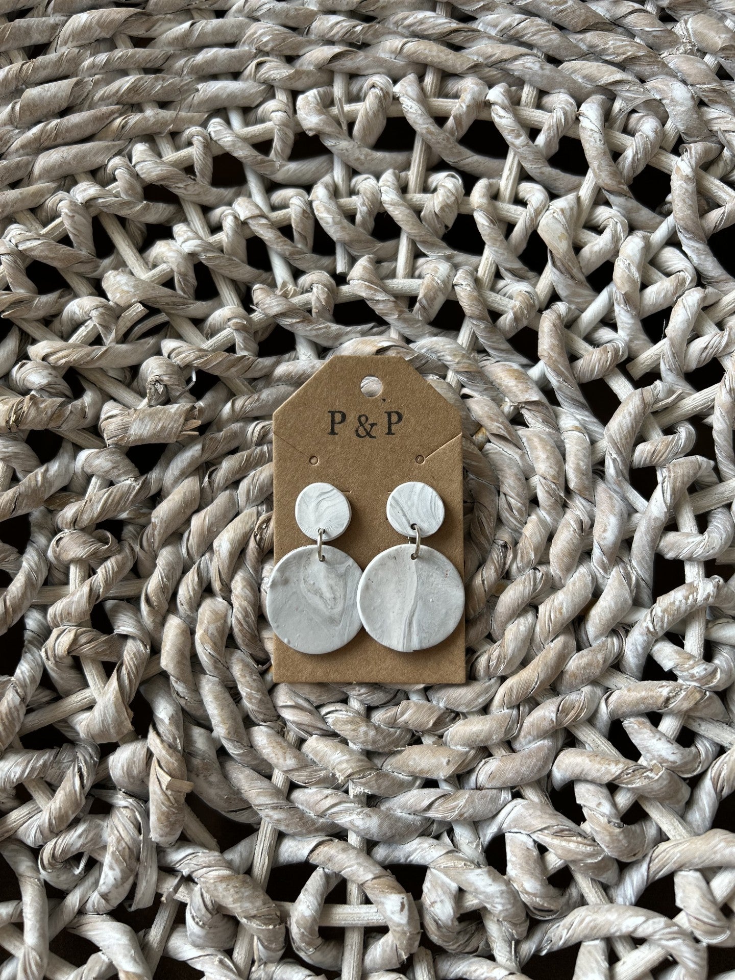 Swirl - Small Circle Earring