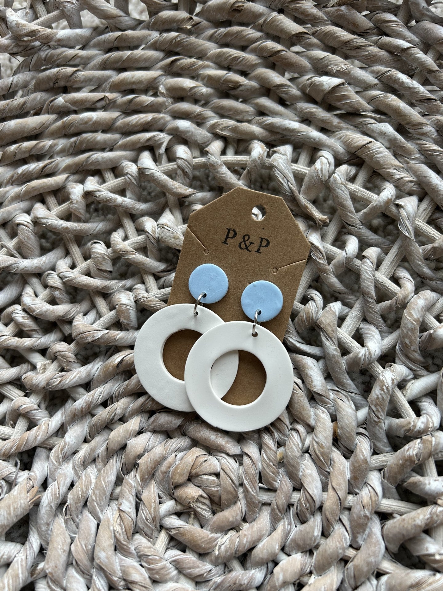 Sweet Blues - Thick Circle Earring