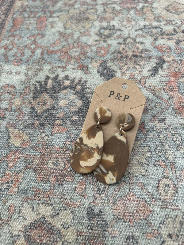 Just A Splash - Large Drop Earring