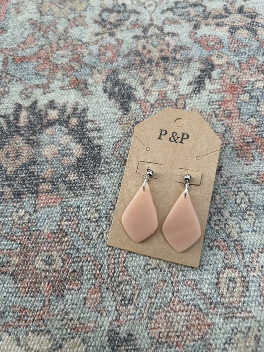 Blushing Bridesmaid - Small Drop Earring