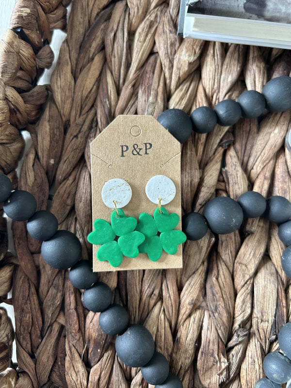 St. Patty's Green - Custom Clay Earring